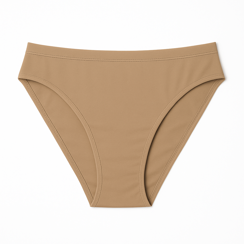 Panty corte alto bikini Jockey beige M